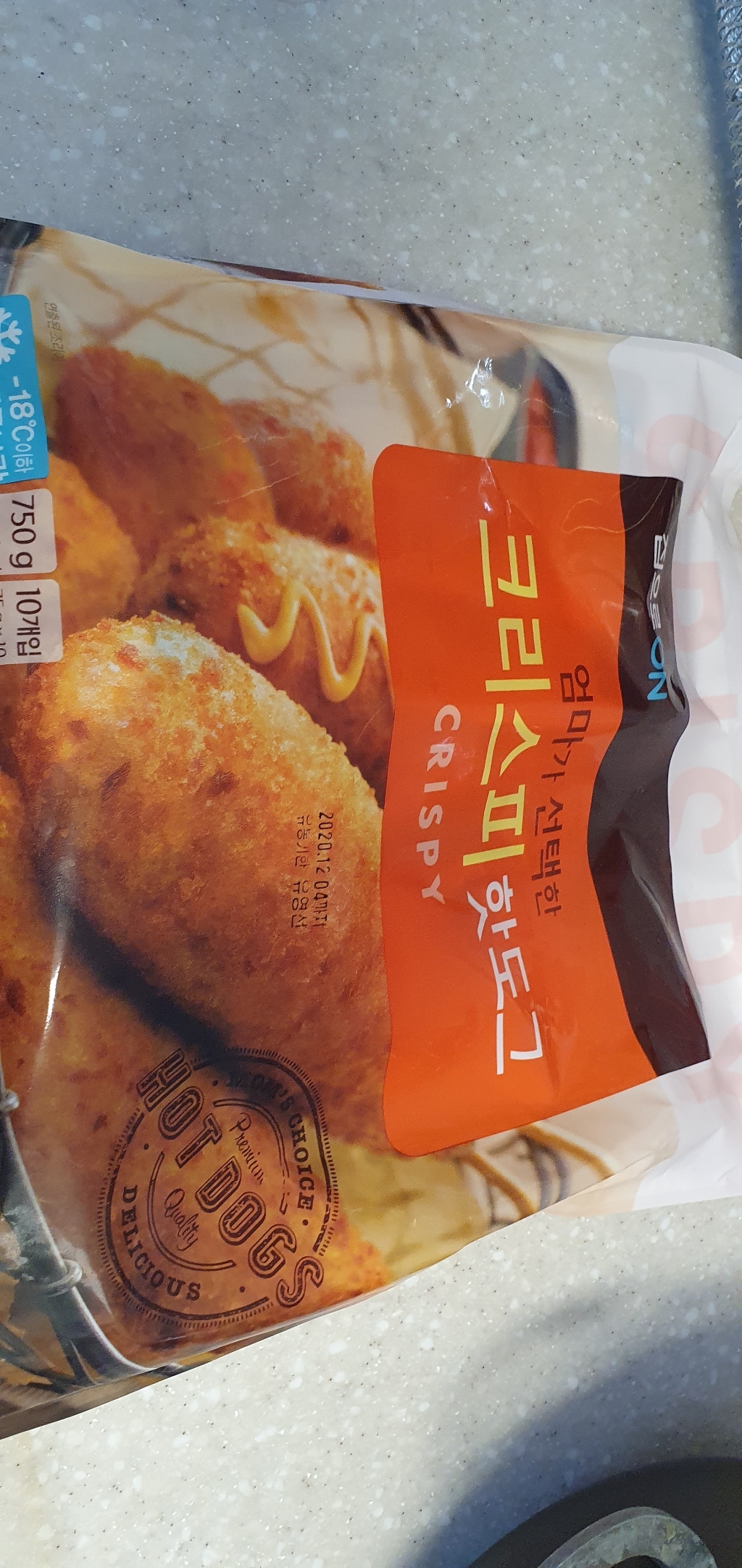 집으로ON 크리스피 핫도그