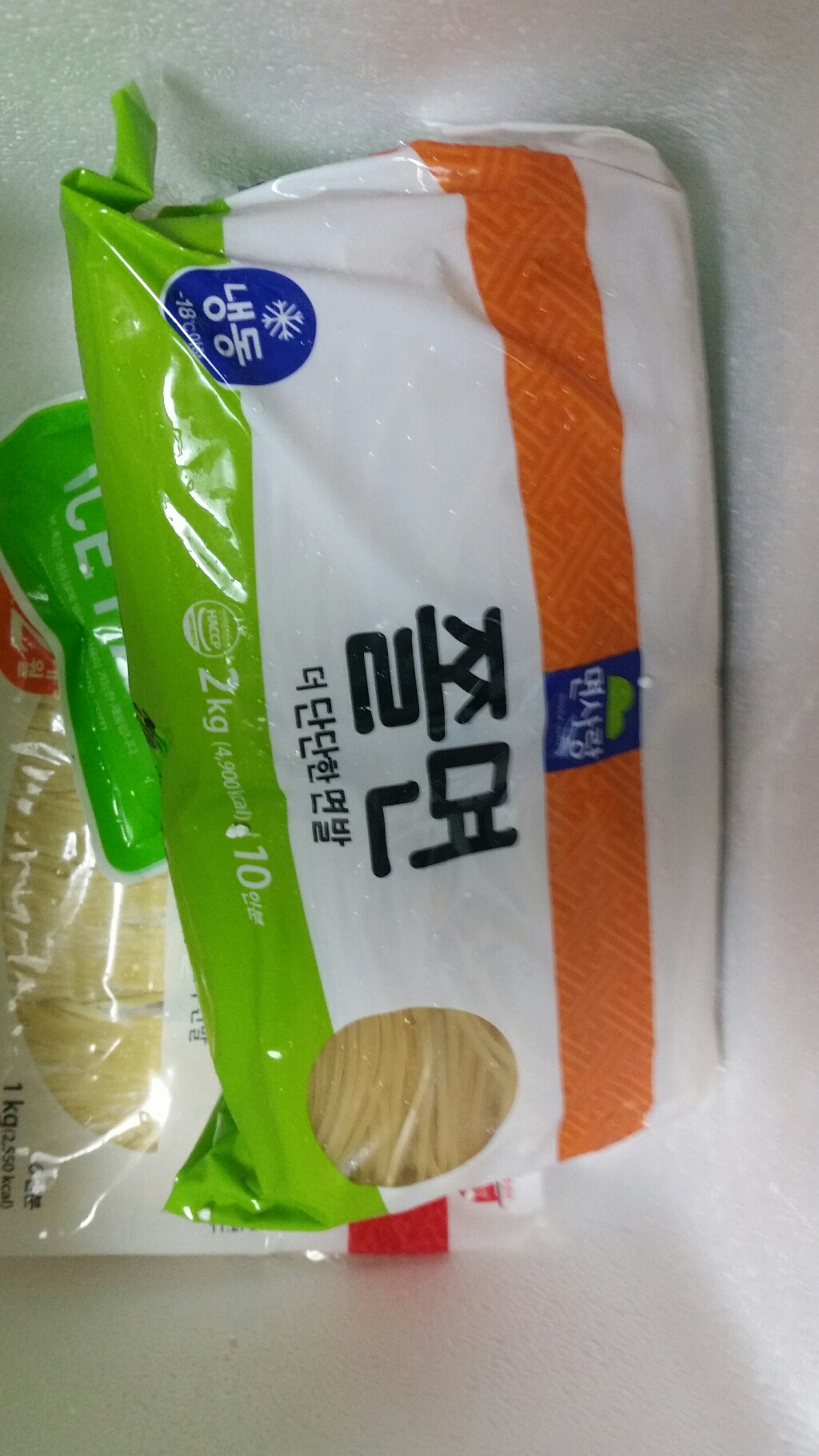 면사랑 쫄면사리 냉동 리뷰후기