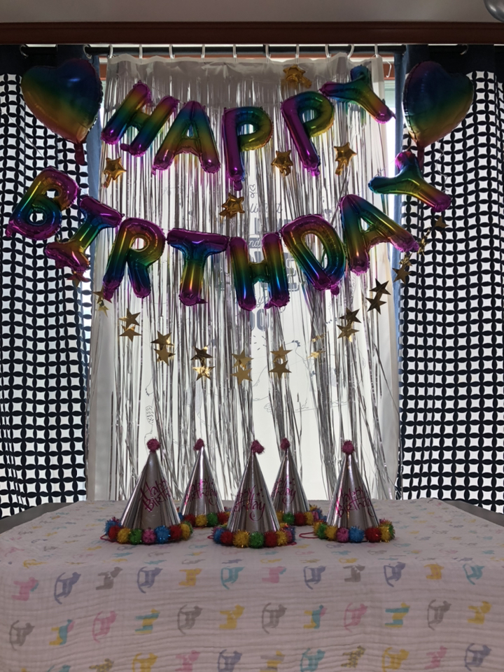 파티쇼 실버솜방울생일고깔모자
