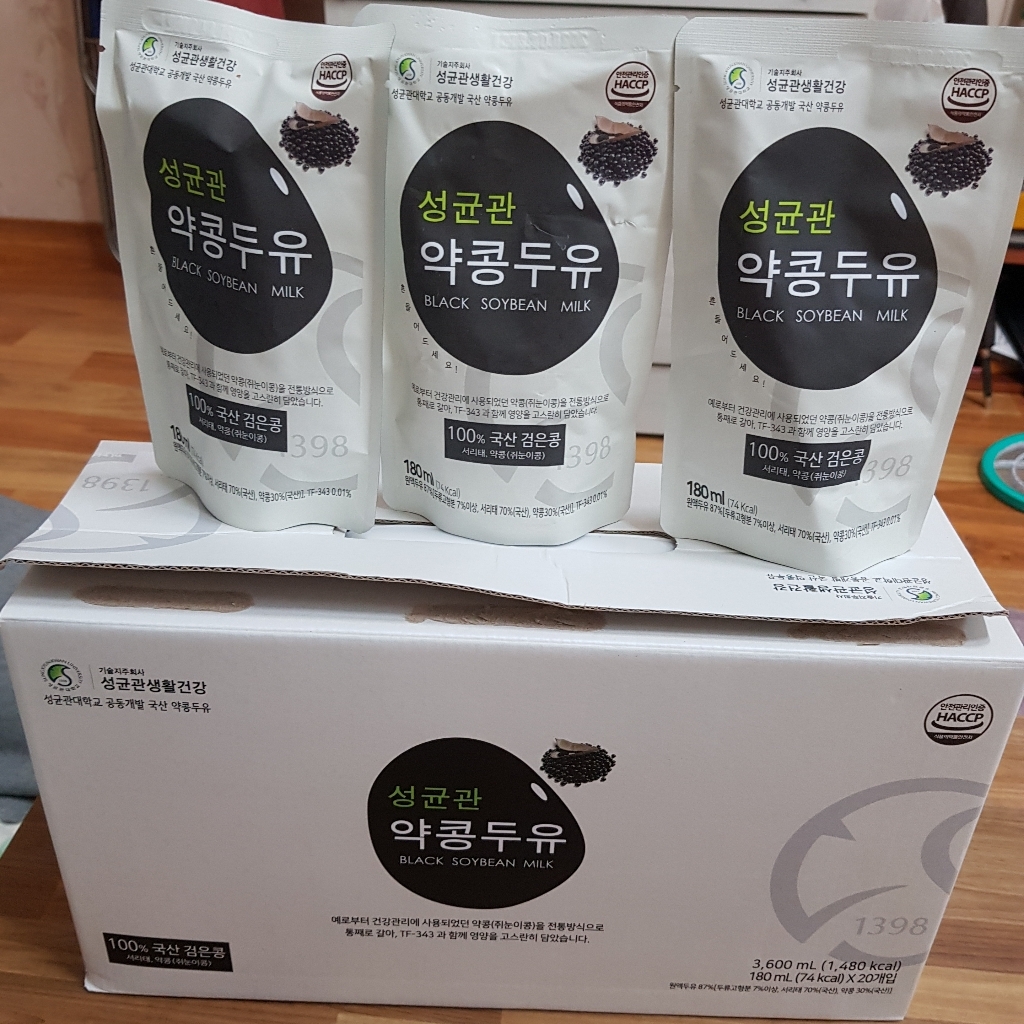 성균관 약콩두유 국산콩 서리태/프락토올리고당 함유