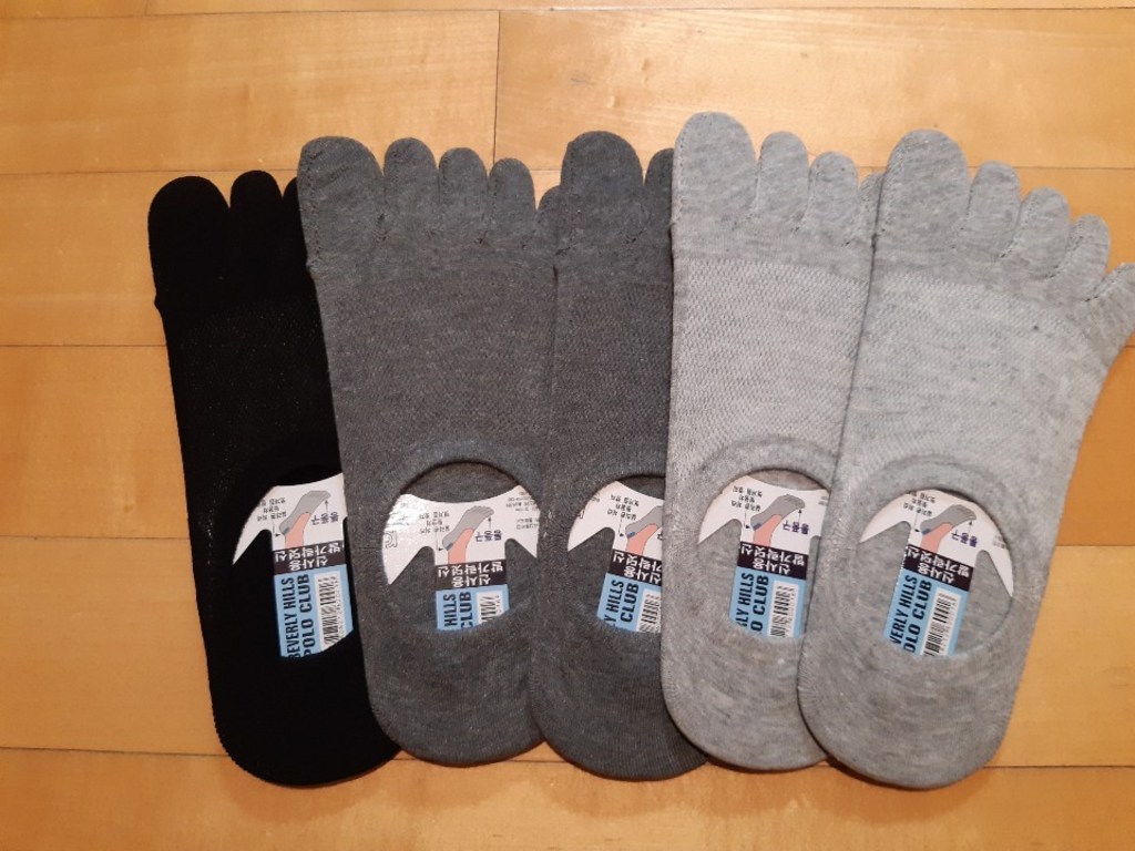 비버리힐스폴로클럽 남성용 바람풍 덧신 발가락 양말 5종 리뷰후기