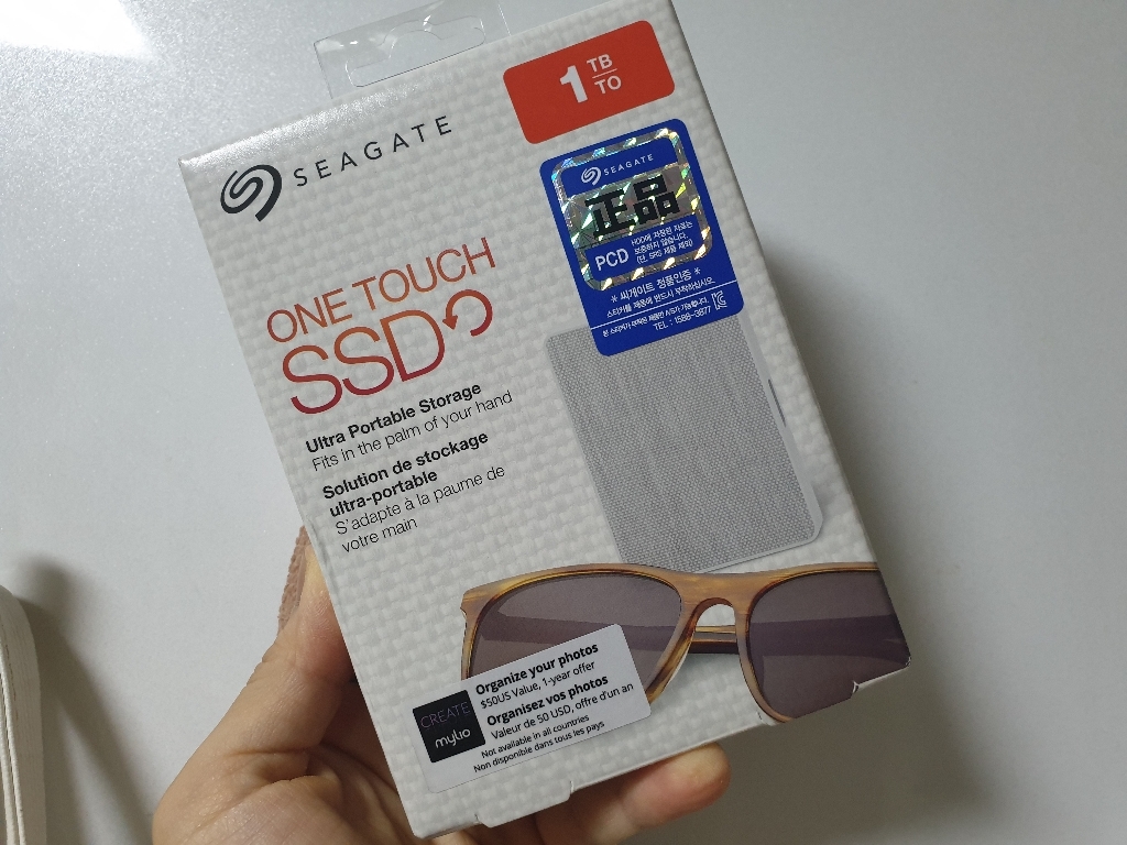씨게이트 원 터치 외장 SSD STJE1000402 리뷰후기