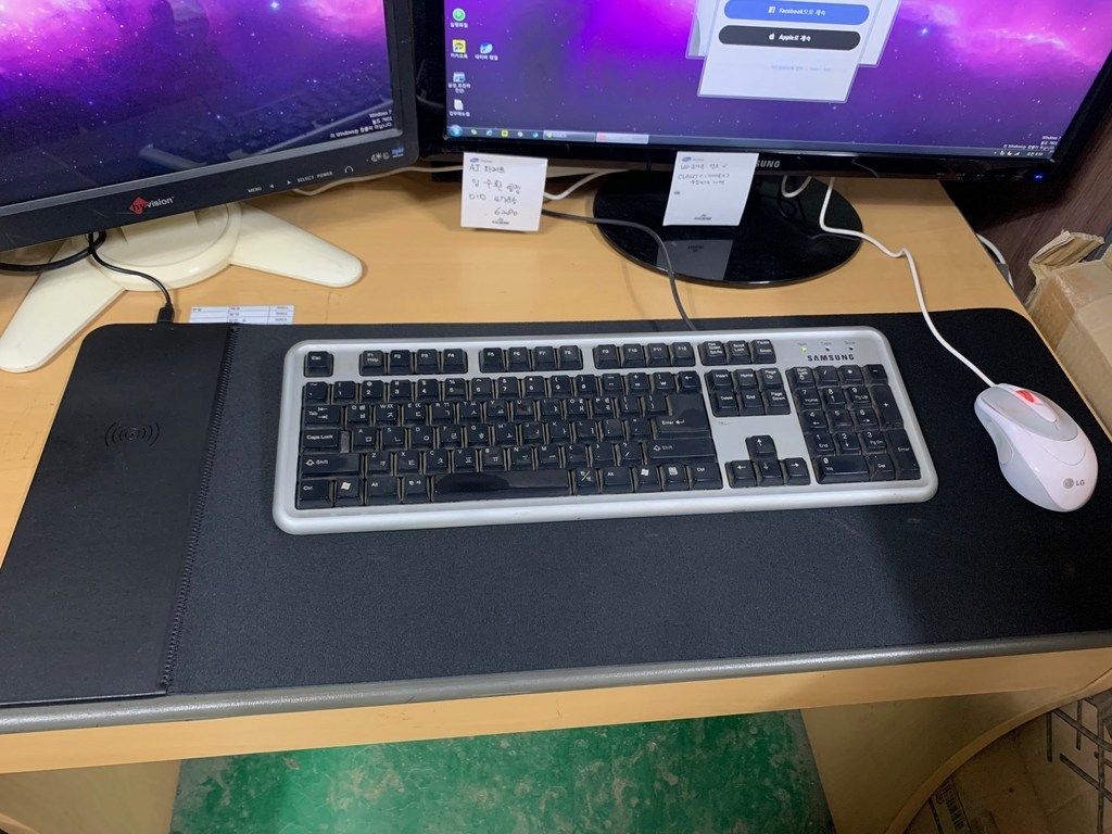 마보스 고속 무선충전 마우스 장패드 EL-2000L 리뷰후기