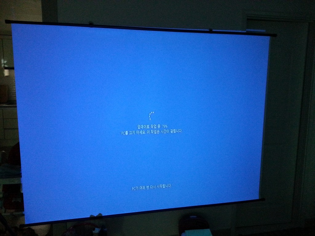 클래식뷰 특허받은 족자스크린 40120인치 가방무료증정