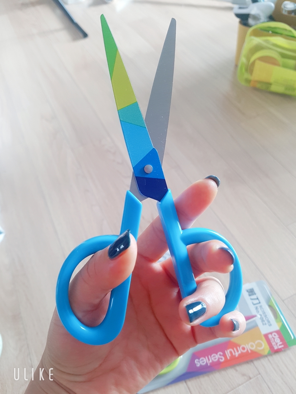 델리 칼라풀 가위 6062 리뷰후기