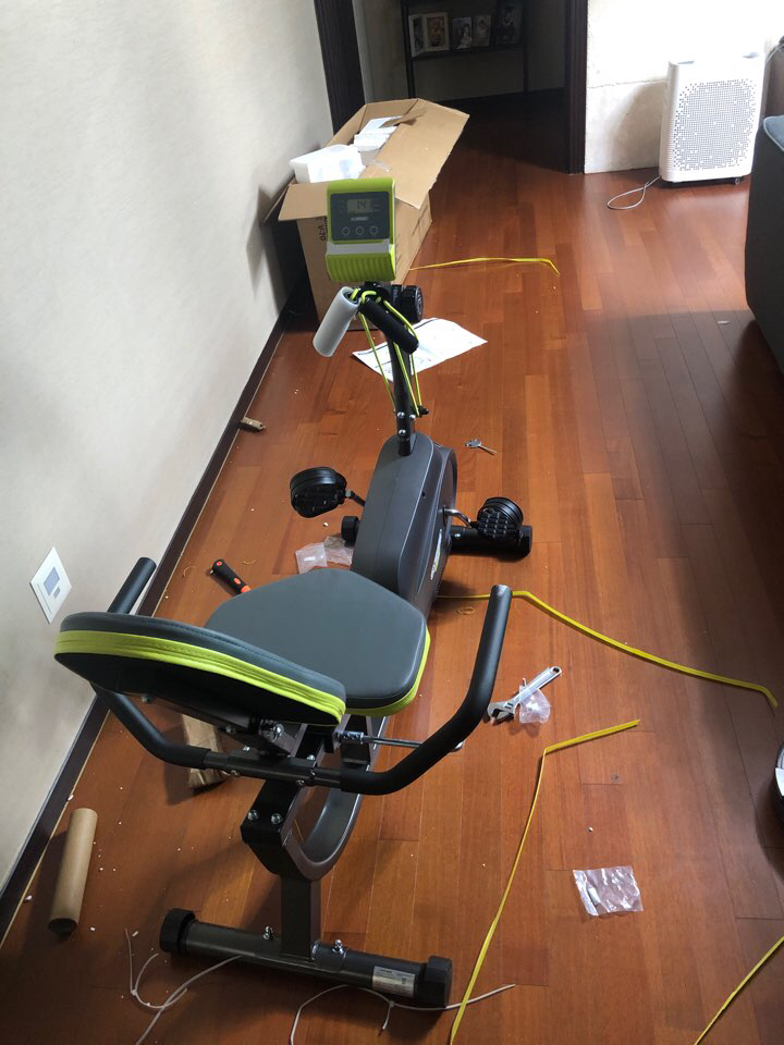 로베라 좌식 실내자전거 V-70 로프장착 전신 운동기구