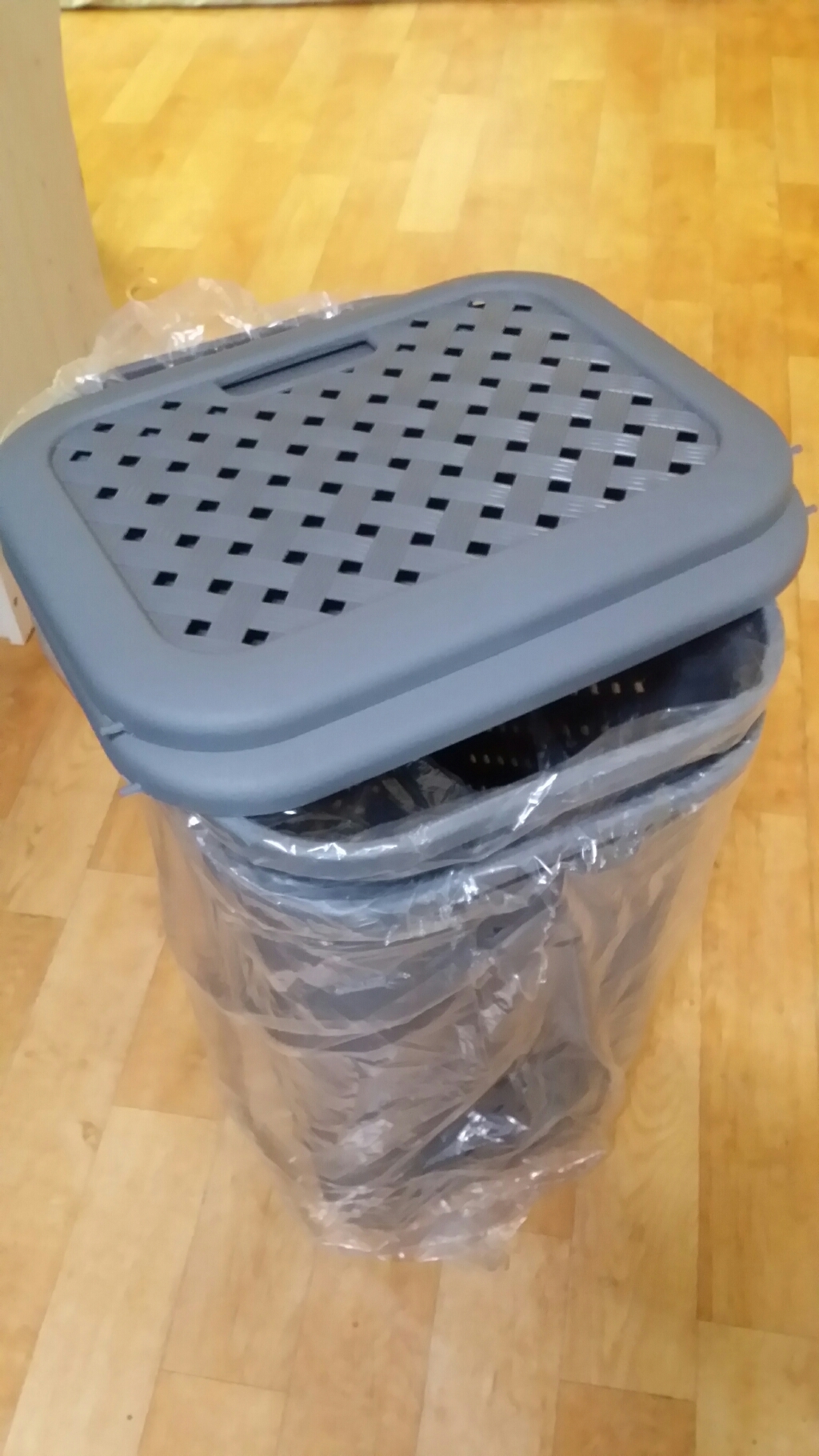 샤론 라탄 사각 바스켓 L 리뷰 후기