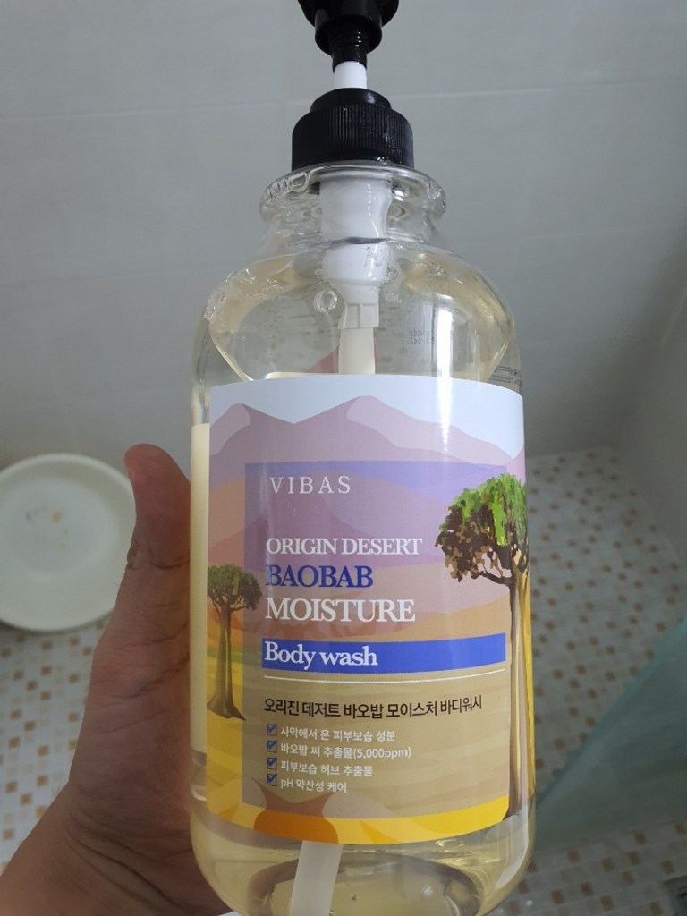 비바스 오리진 데저트 바오밥 모이스쳐 바디워시 베이비파우더향 리뷰후기
