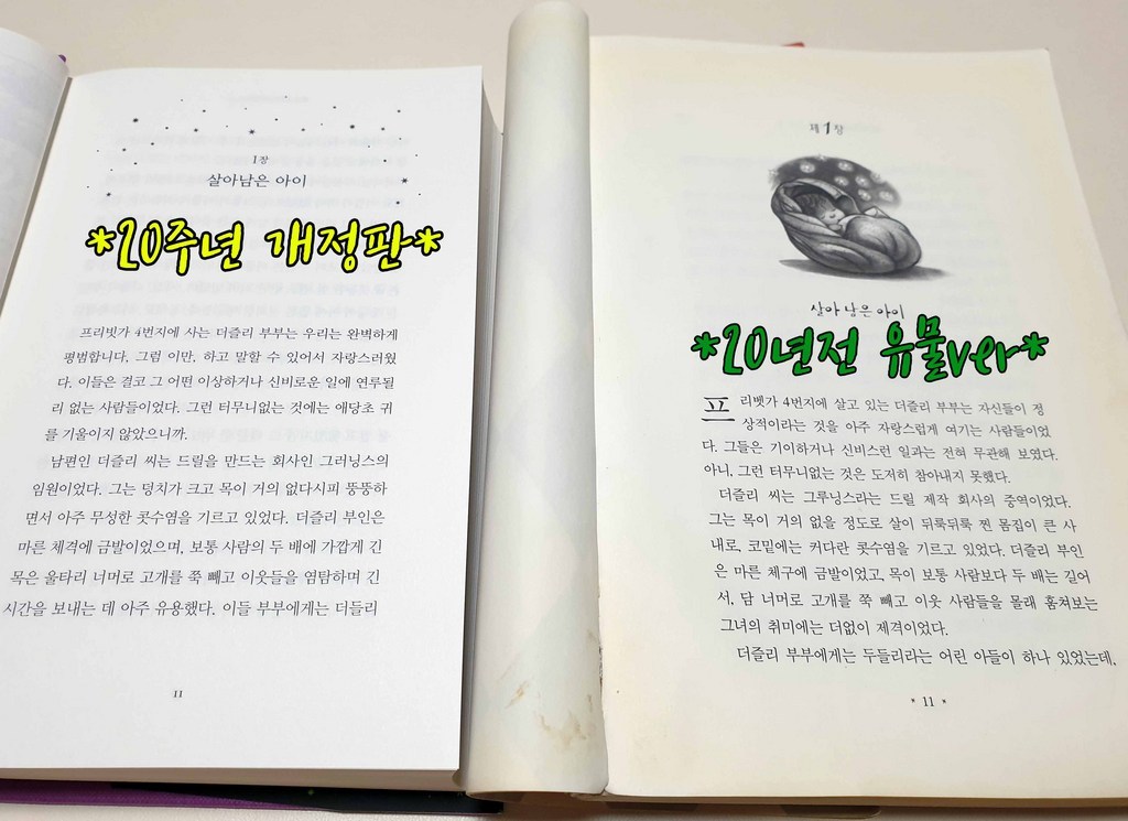해리포터 20주년 개정판 17탄 양장본 전11권