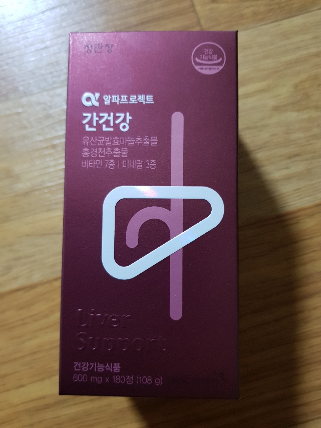 정관장 알파프로젝트 간건강 간기능개선제 30일치