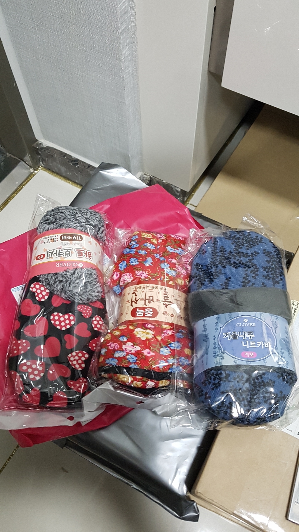 크로바 요술버선_겨울나무 양말&t;&t;여성덧신 리뷰후기
