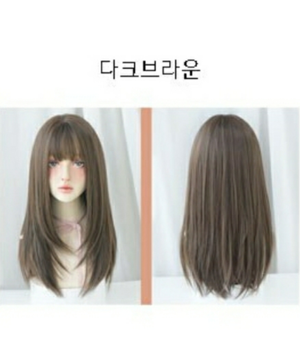 뿌이뿌이가발 여성 긴 생머리 통가발 바비킹
