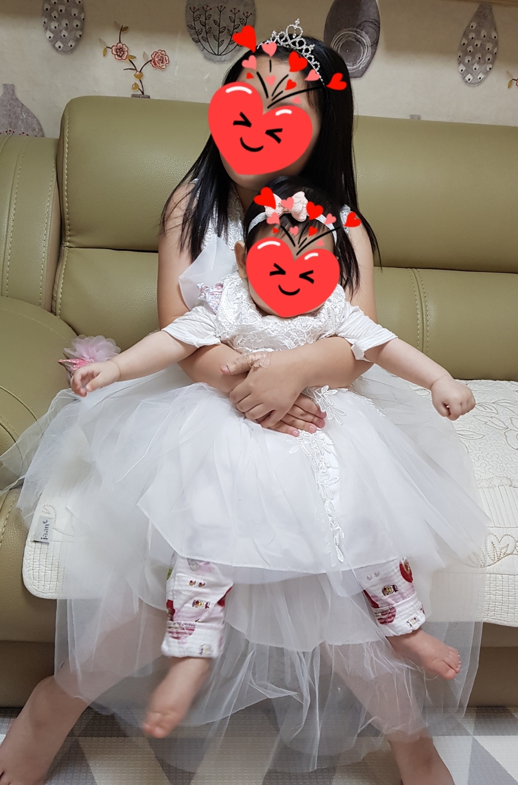 클로이삽 여아용 화동 드레스 티아라