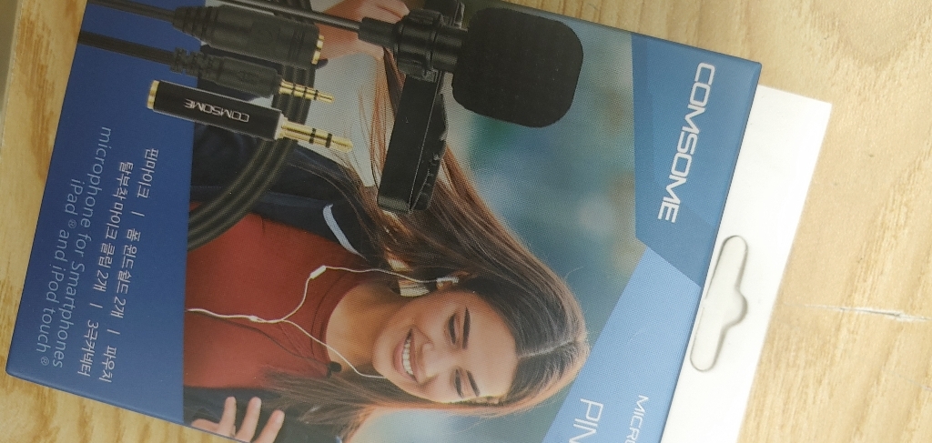 컴썸 이어폰 헤드폰 연결가능 스마트폰 방송용 마이크로 핀마이크 IN-450