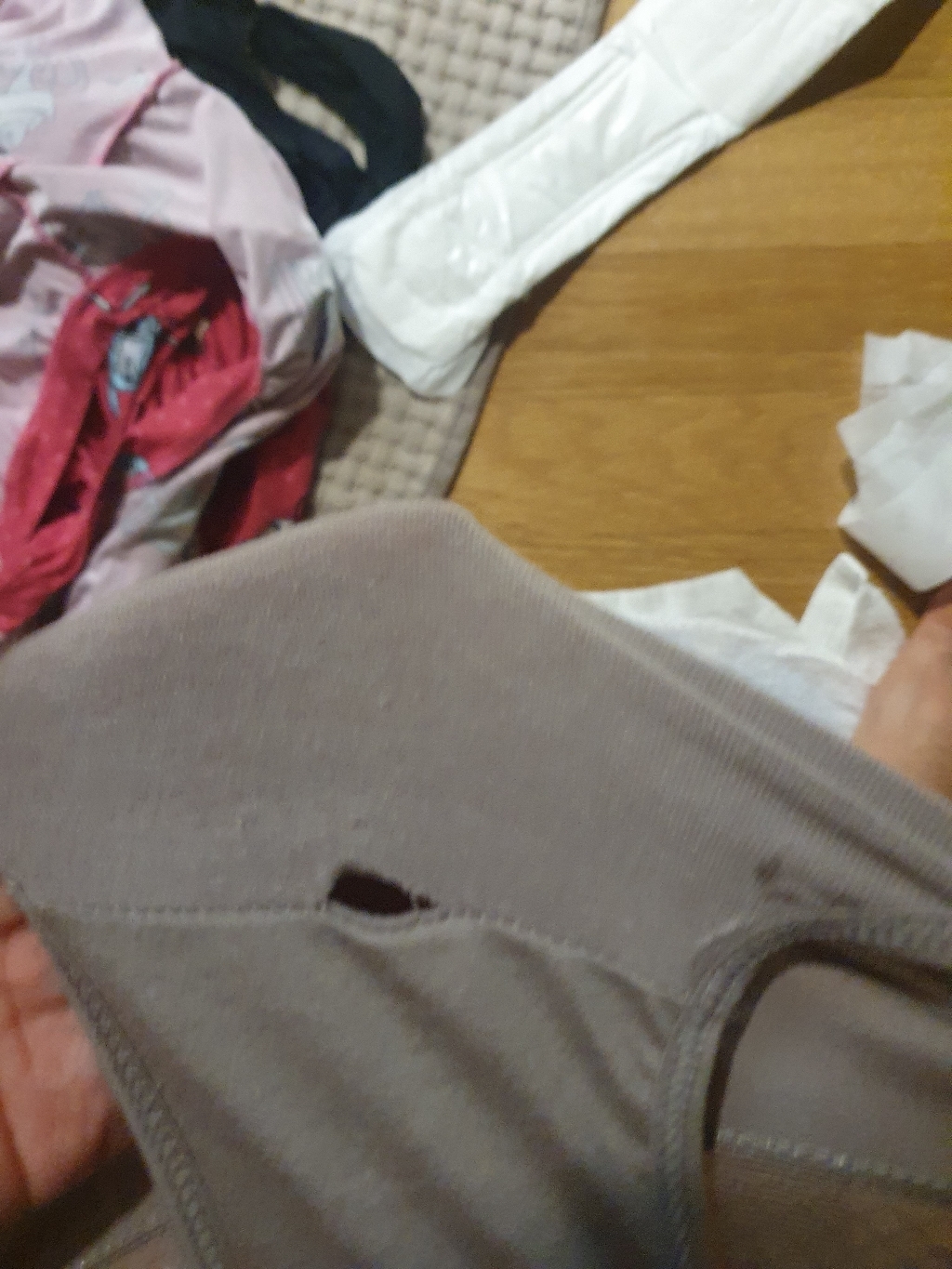 [신세계TV쇼핑]샘방지코팅 면스판 비긴 위생팬티/생리팬티 3종 리뷰후기