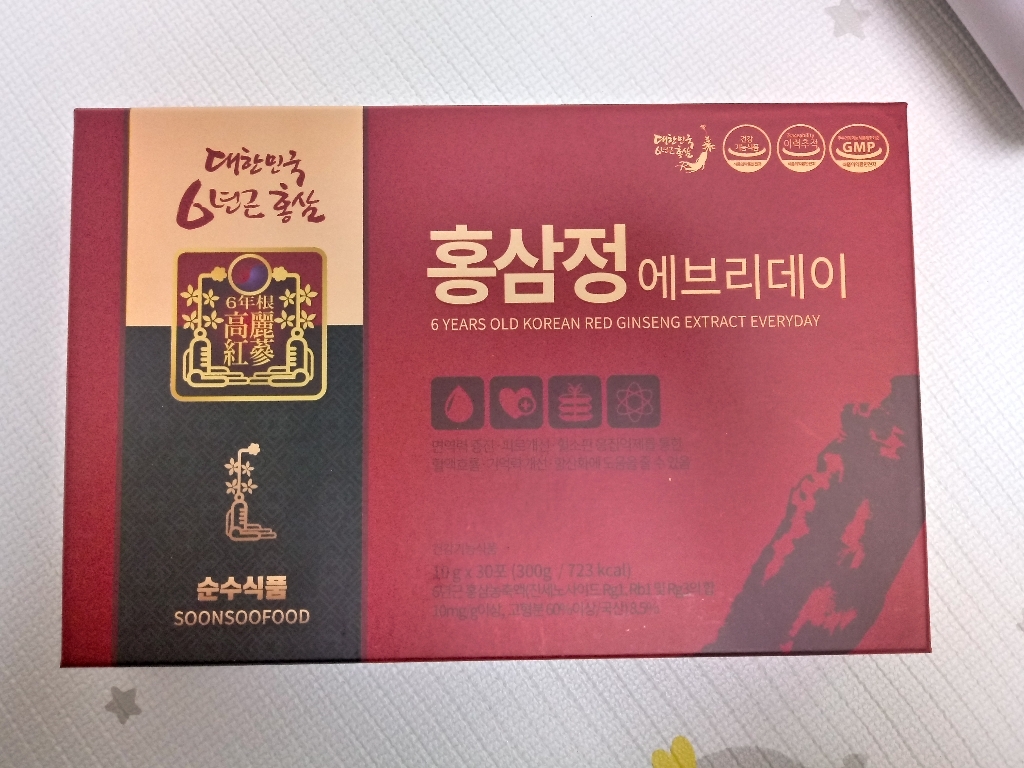 순수식품 6년근 홍삼정 에브리데이 쇼핑백