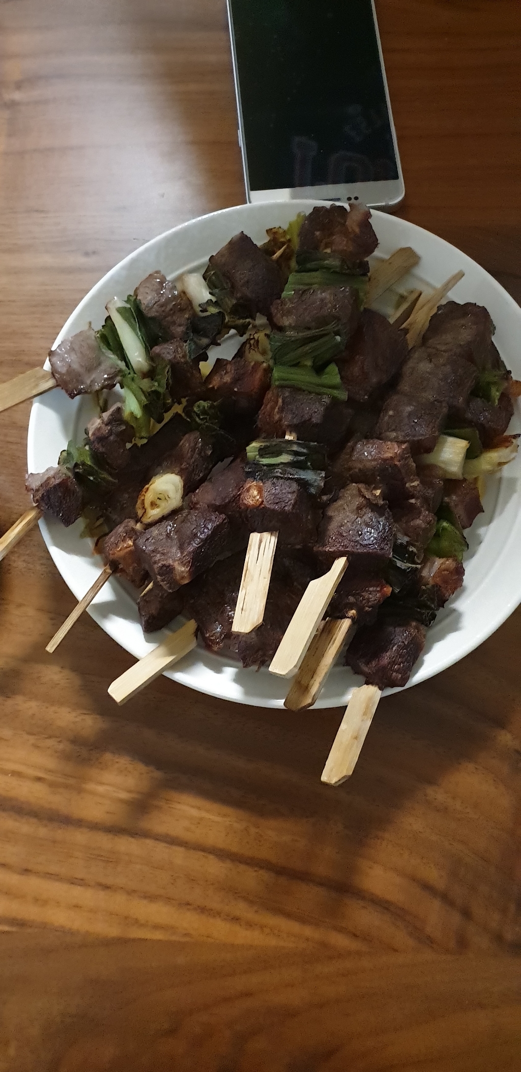 플레잇 소고기 부채살꼬치