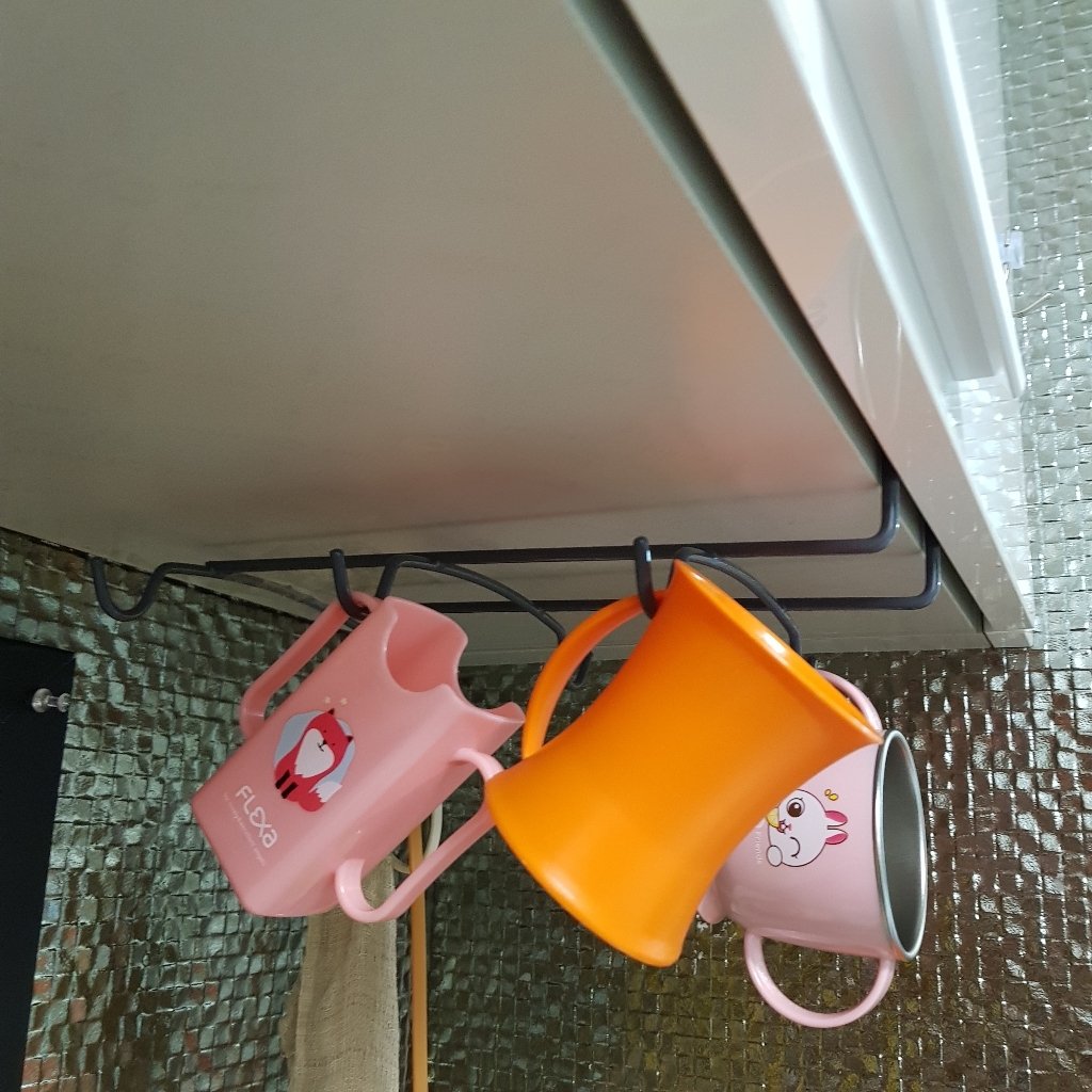메탈텍스 타짜 선반밑 컵 홀더
