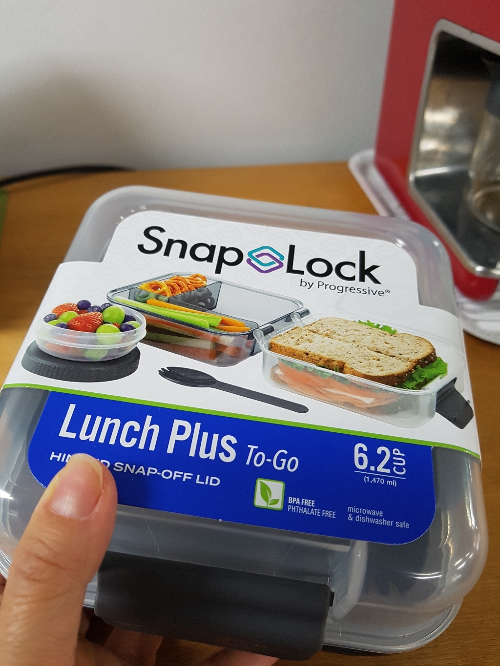 스냅락 투고 런치플러스 2단 샌드위치 박스