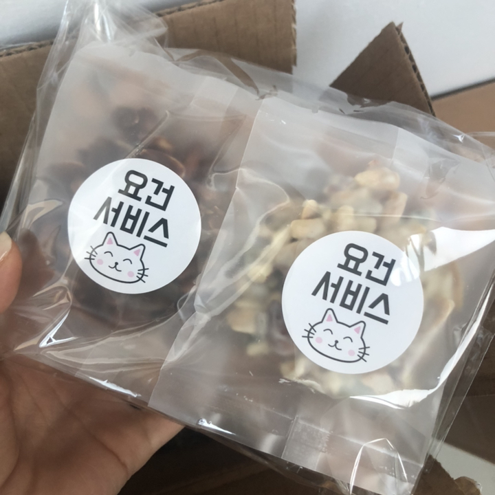 공작소 인스 냥냥 요건서비스 40 원형 스티커