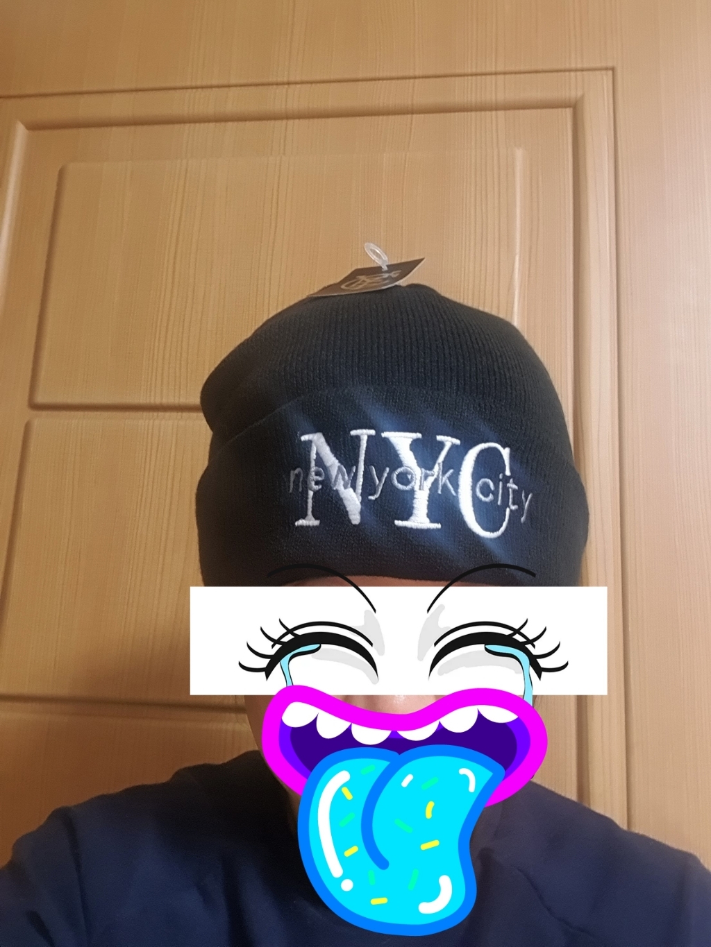 캡이요 2031 NYC 뉴욕시티 자수 비니 겨울 모자