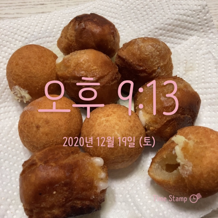 쿠즈락앳홈 찹쌀 크림치즈볼