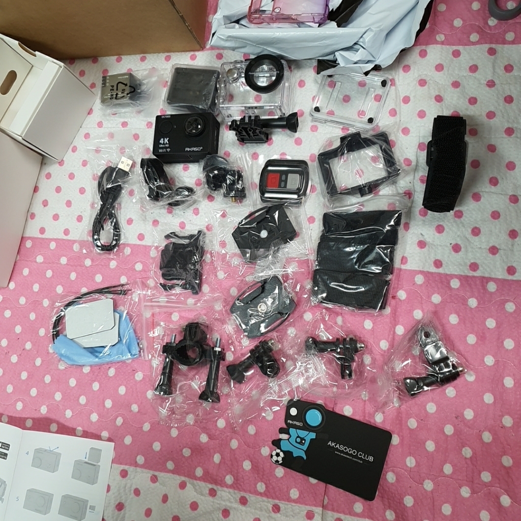 아카소 V50 EK7000 4K Wifi 터치스크린 방수 액션캠 자전거 오토바이 블랙박스