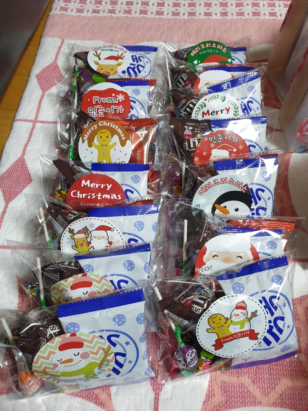 e베이비랜드 크리스마스 답례 스티커 6