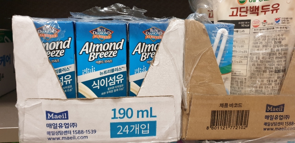 매일유업 아몬드브리즈 뉴트리플러스 식이섬유 리뷰후기