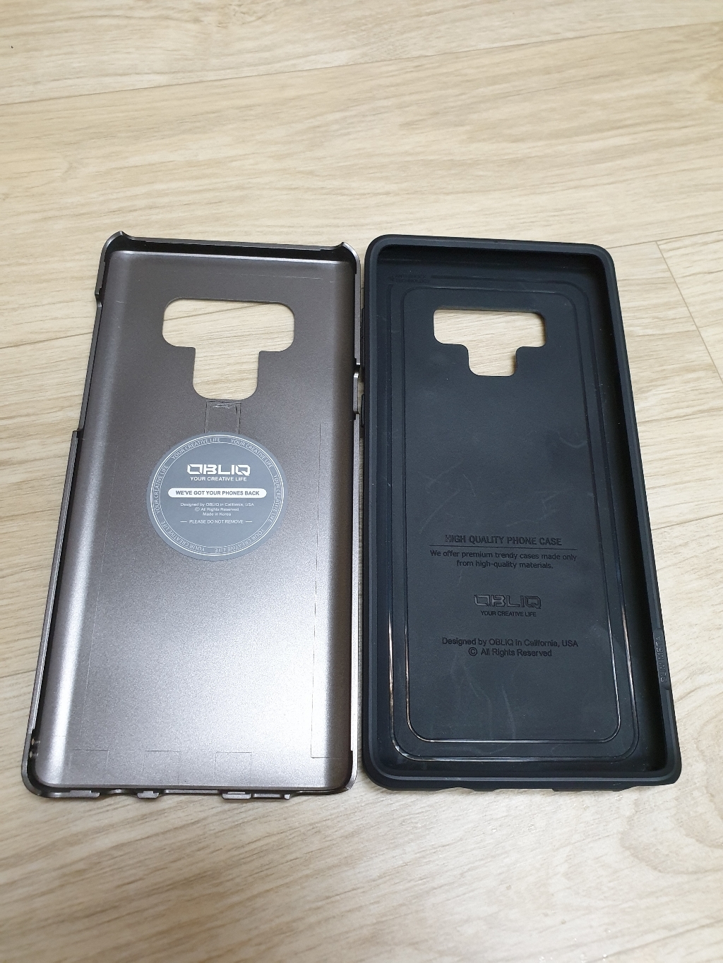 오블릭 슬림메타 휴대폰케이스
