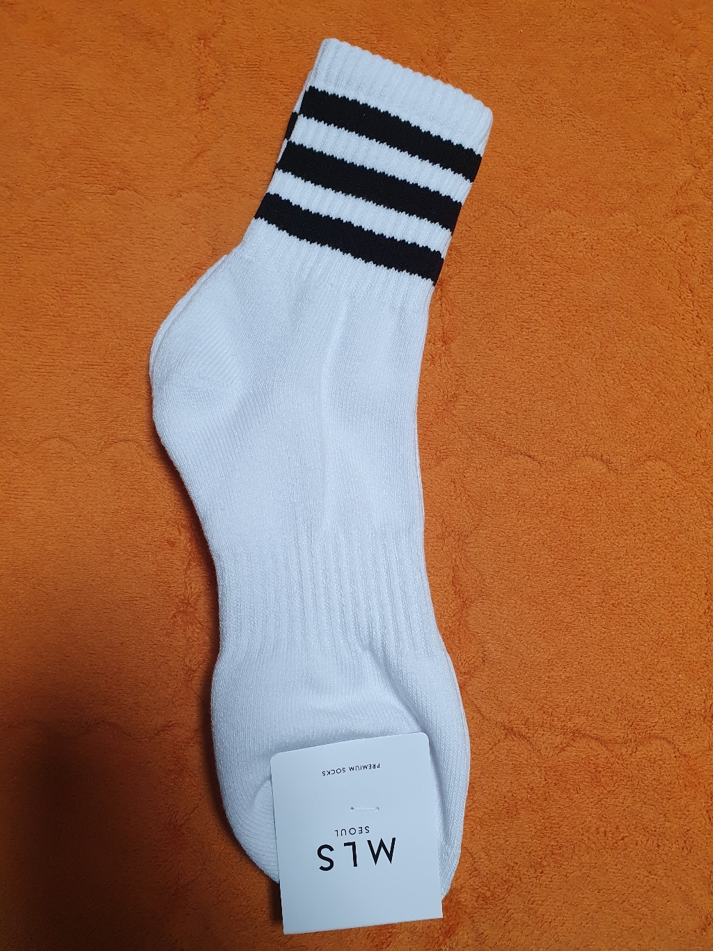 말론삭스 멀티컬러 삼선 스포츠양말