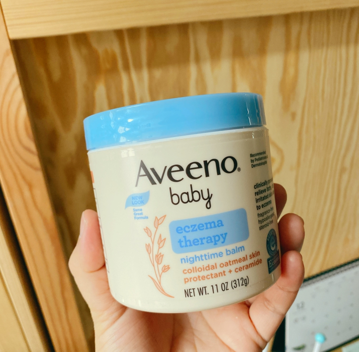 Aveeno Baby 이그지머 테라피 나이트타임 밤