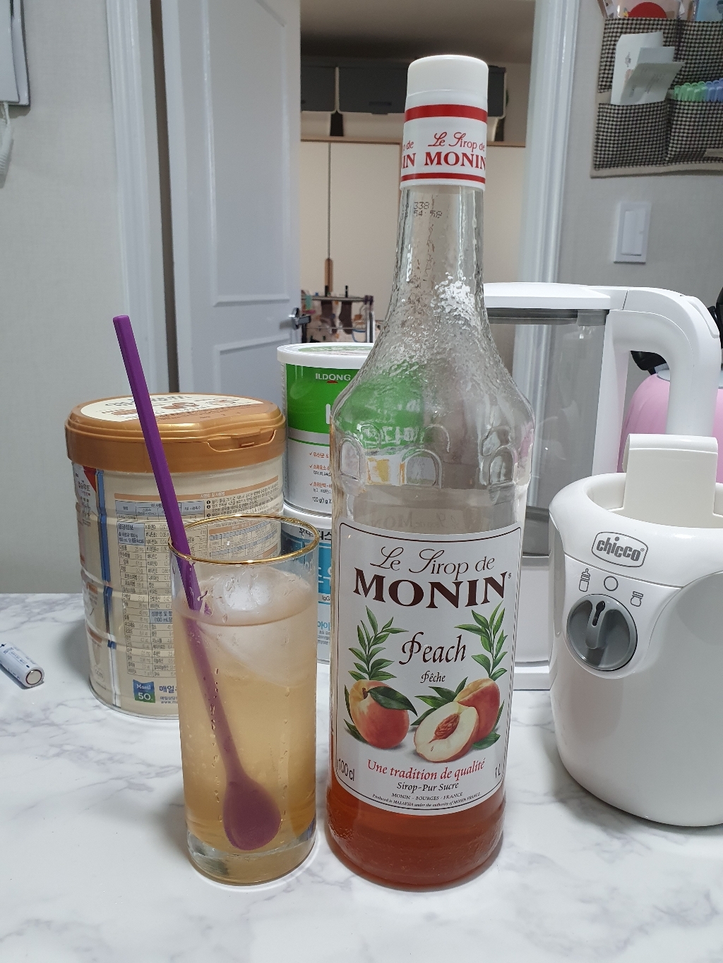 모닌 피치 시럽