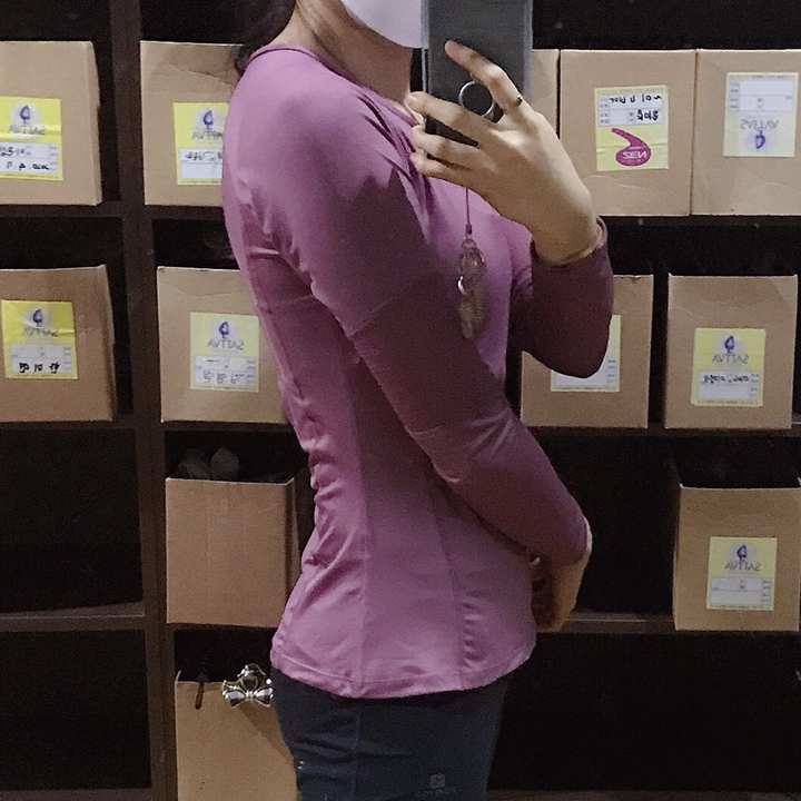 [또온나] 여성 요가복 필라테스복 긴팔 기능성 스포츠웨어 통기성 좋은 메쉬원단을 사용한 운동용 상의 CW아테나