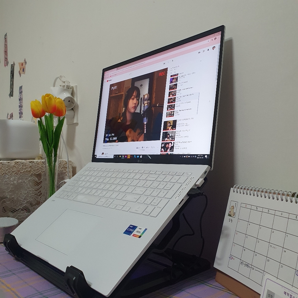 LG 그램 17인치 2021 노트북 17ZD90P-GX70K 11세대 인텔i7 웹캠 재택근무 대화면 가벼운 노트북 리뷰후기