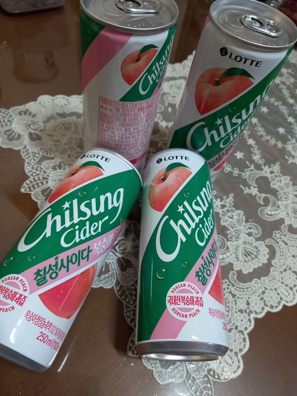 칠성사이다 복숭아 리뷰 후기