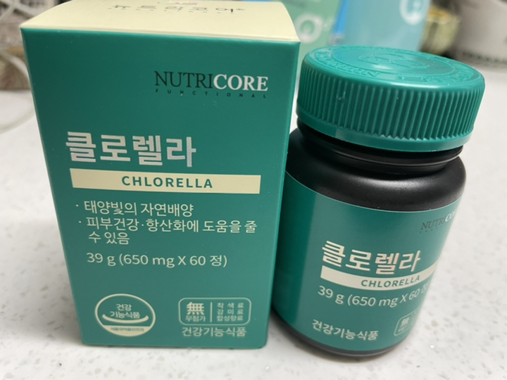 뉴트리코어 클로렐라 리뷰후기