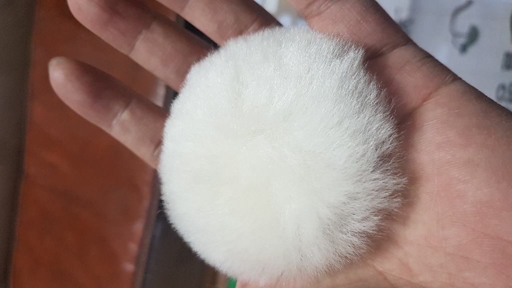 양모 광택패드 천연양모 벨크로타입 28인치 차량광택 데미지NO 고밀도 천연 양모 리뷰후기