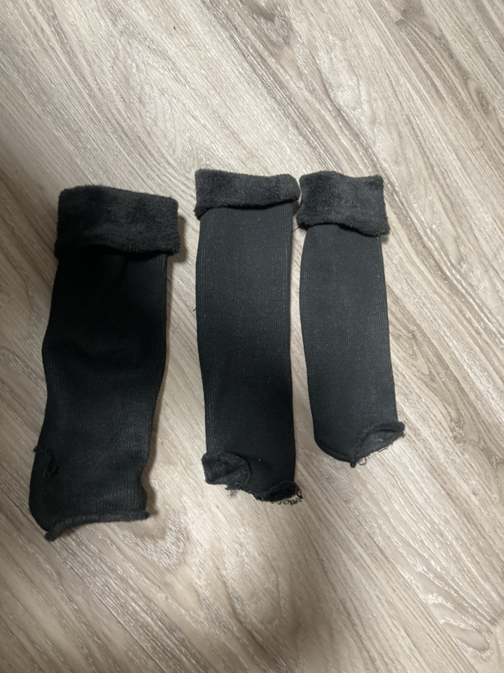 두발로 남녀공용 골지 융털 기모 양말 4켤레 리뷰후기