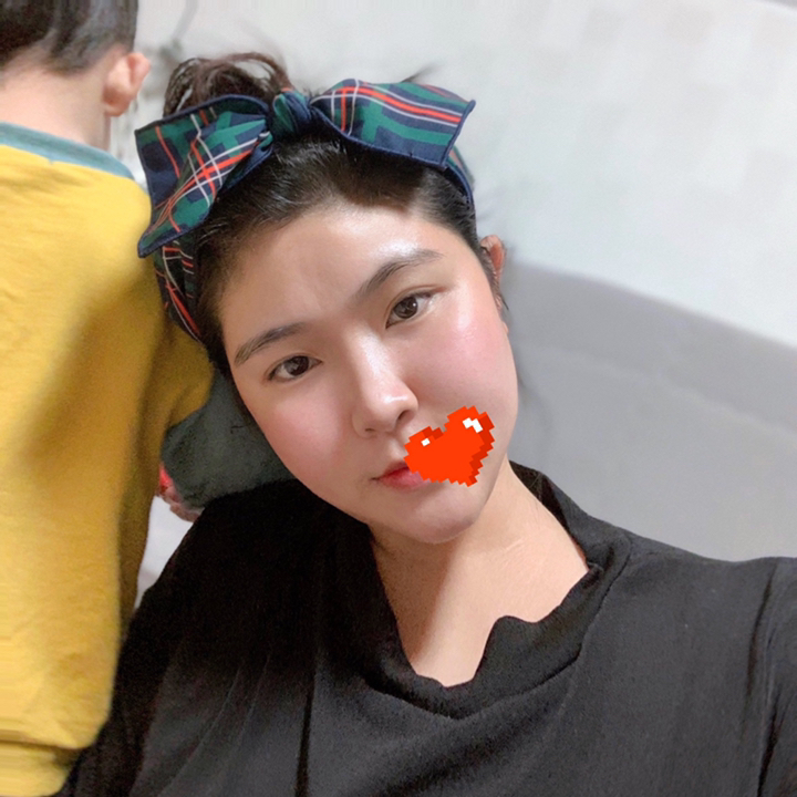 로맨틱모모 클래식 체크 리본 와이드 편한 헤어밴드