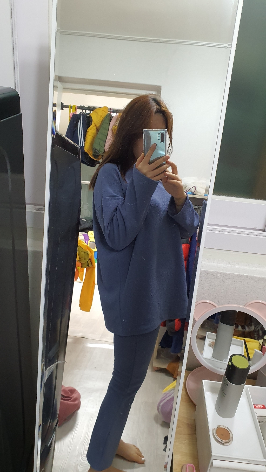 티탁 여성 빅사이즈 루즈핏 베리 편한 긴팔 상하의 리뷰후기