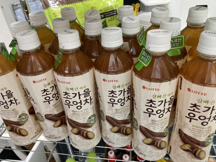 롯데칠성음료 잘빠진 하루 초가을 우엉차 리뷰 후기