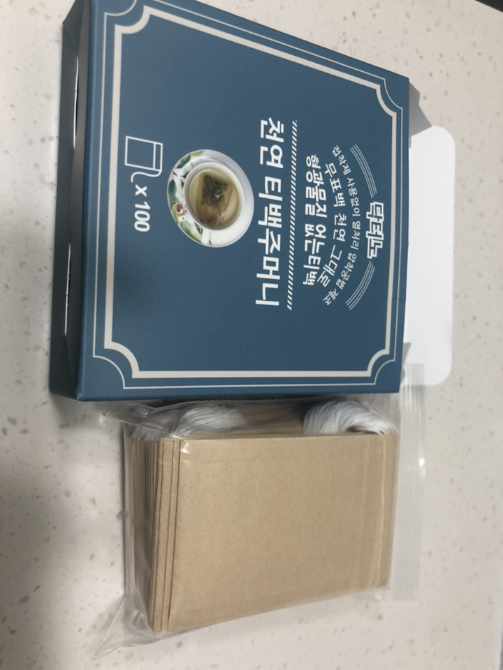 닥터노 천연펄프 티필터 차거름망 티백주머니