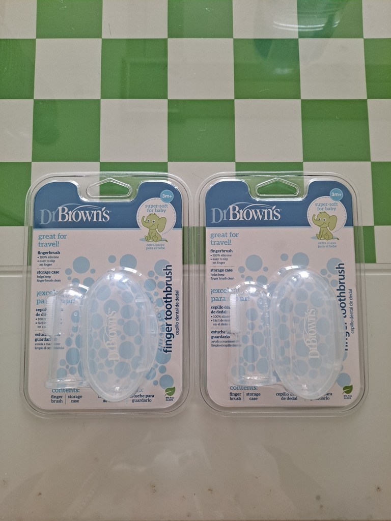 닥터브라운 실리콘 손가락 칫솔 리뷰후기