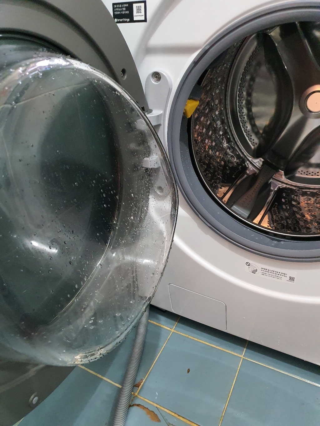 삼성전자 그랑데 드럼 세탁기 WF19T6000KW방문설치 리뷰 후기