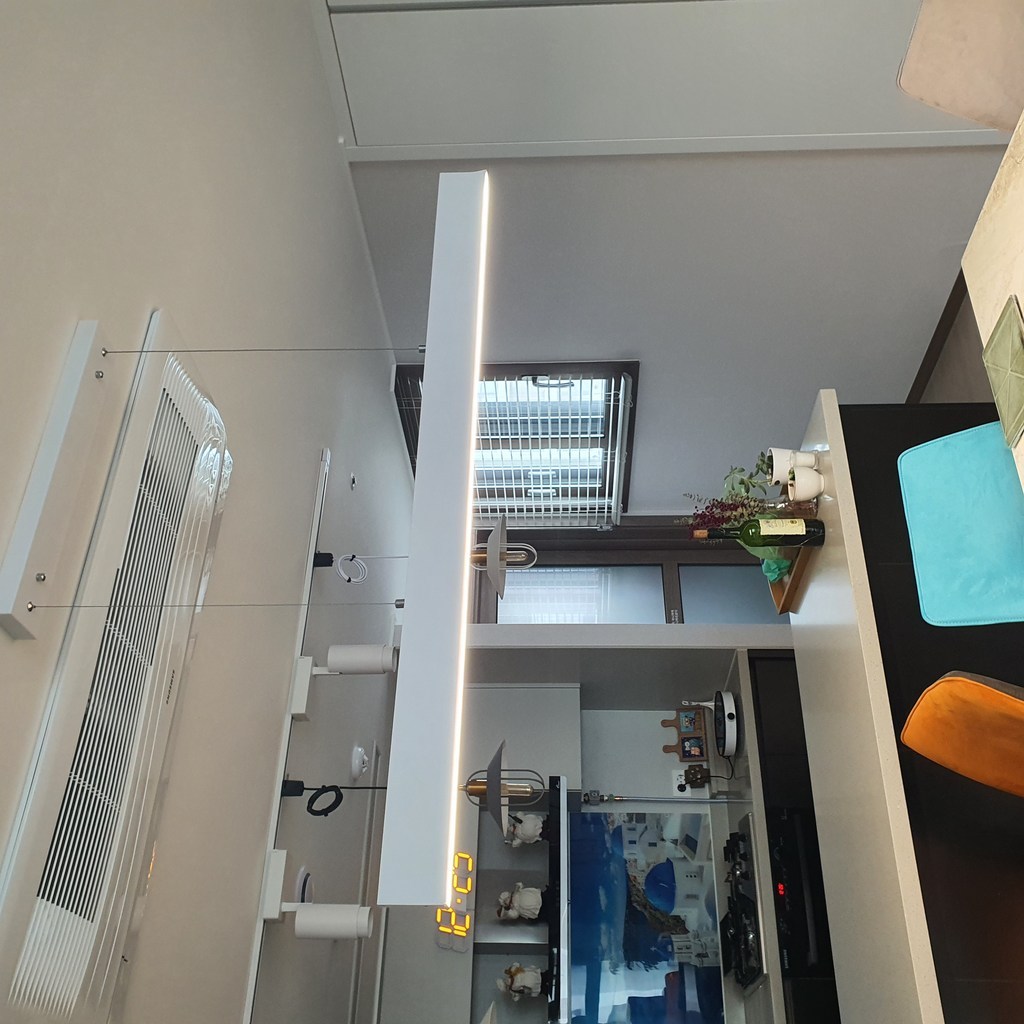 DHE LED 미니멀 1200 팬던트 40W 식탁등 국산 LG칩 팬던트조명 리뷰후기
