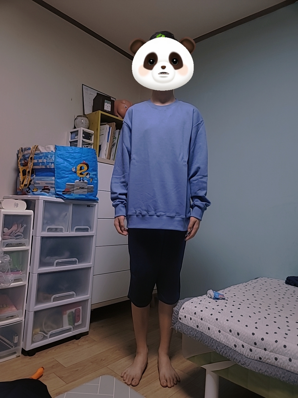 오티디 남녀공용 오버핏 쮸리 마운틴 맨투맨