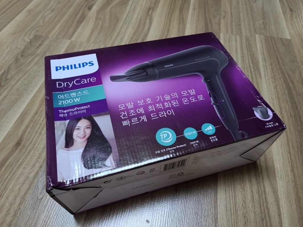 필립스 써모프로텍트 모발 보 드라이어 2100W 리뷰후기
