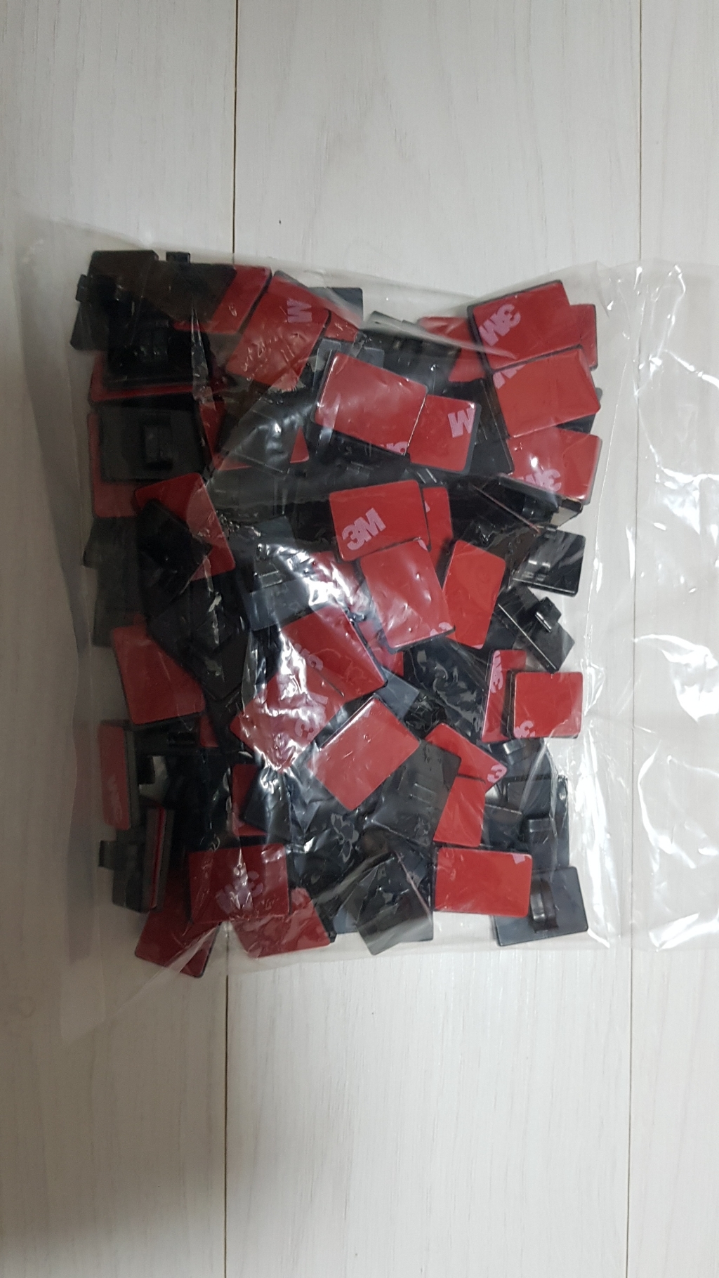 오토맥스 자동차 사무실 다용도 선정리클립 블랙 100개입