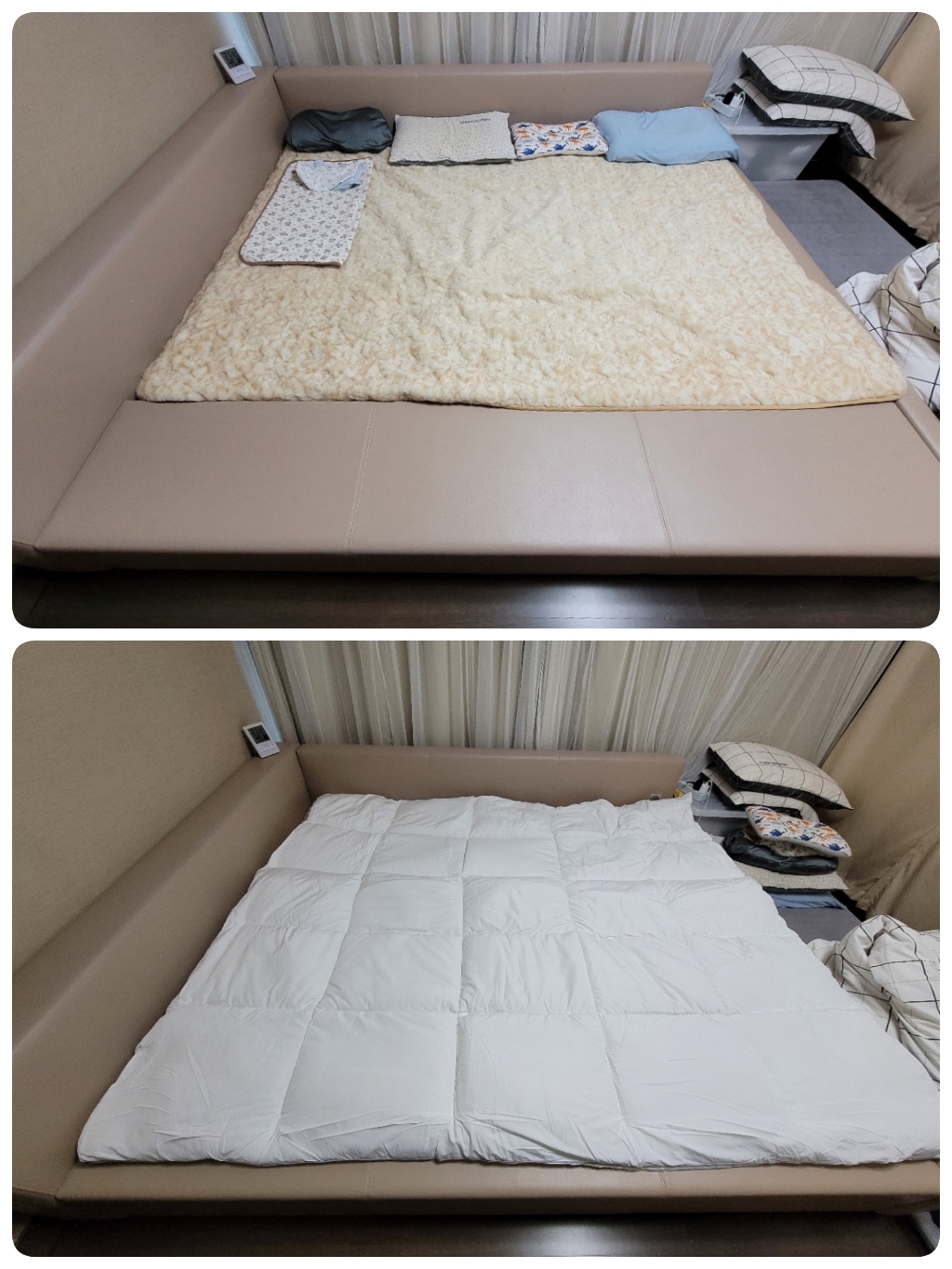 바자르 텔식 고밀도 양면 볼륨밴딩토퍼 리뷰후기